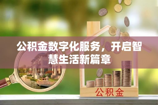 清新公积金数字化服务，开启智慧生活新篇章